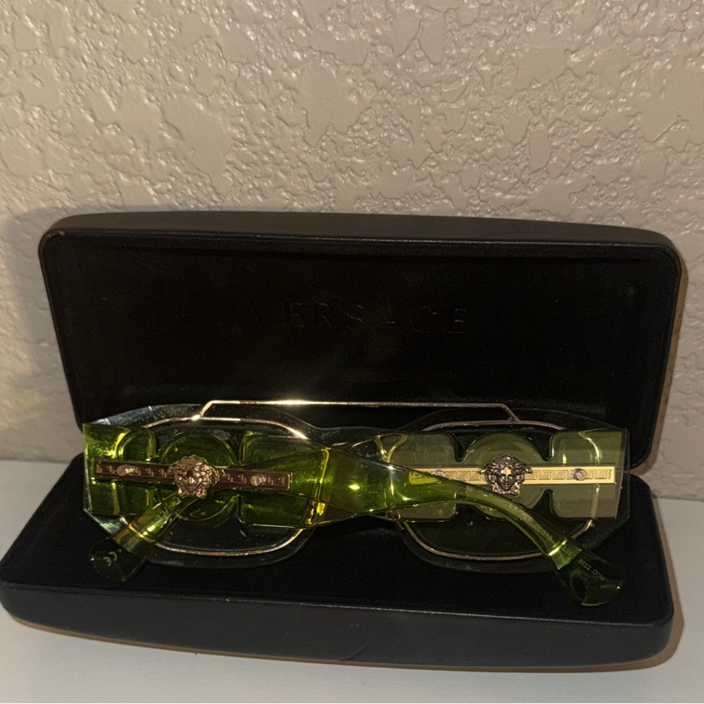Versace Olive Green Eyewear